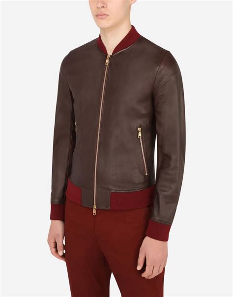 blouson cuir dolce gabbana homme|Dolce & Gabbana .